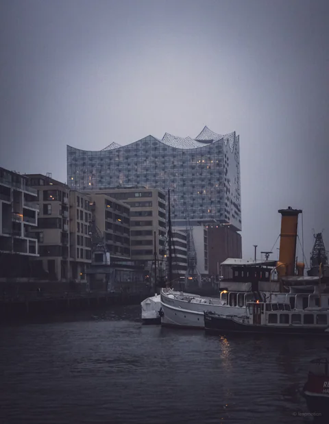 Elbphilharmonie in the Fog