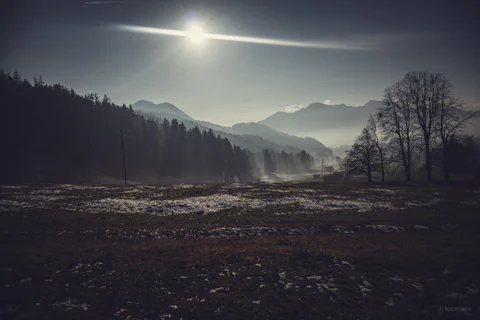Winter Sun over the Valley
