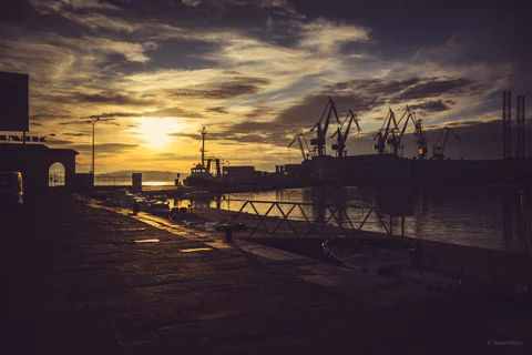 Shipyard Sunset